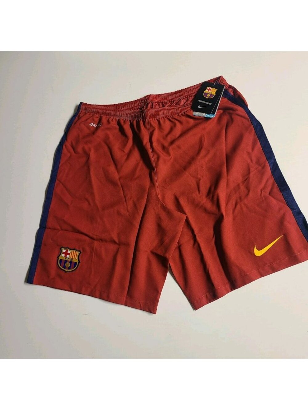 Football shorts soccer FC Barcelona Home Nike jersey Barca Burgundy L